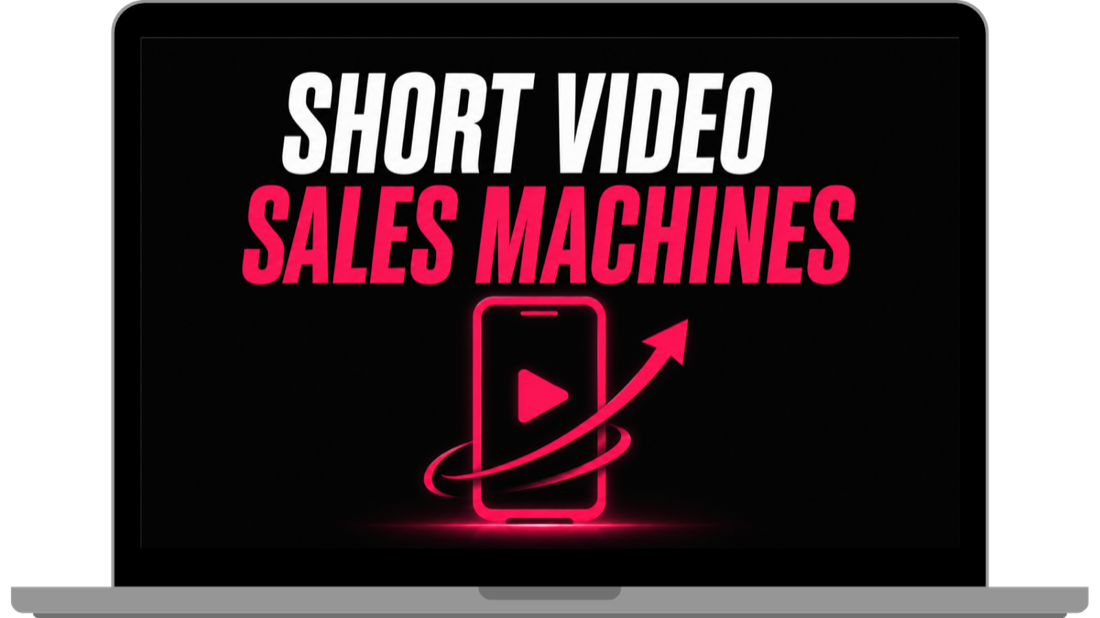The Short Video Sales Machine workshop on a laptop screen